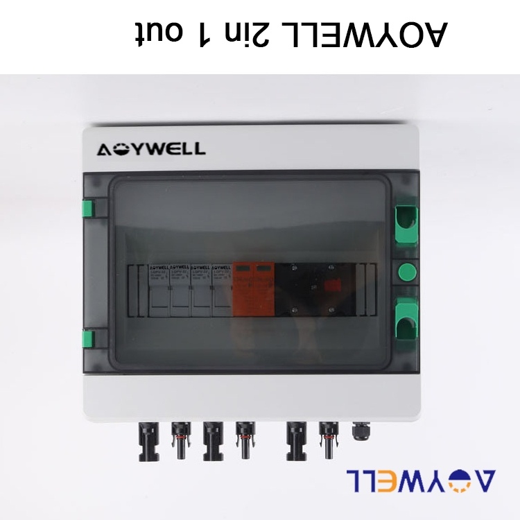 AOYWELL DC Combiner box 500V 1000V for 1 2 3 4 5 6 string used plastic string box