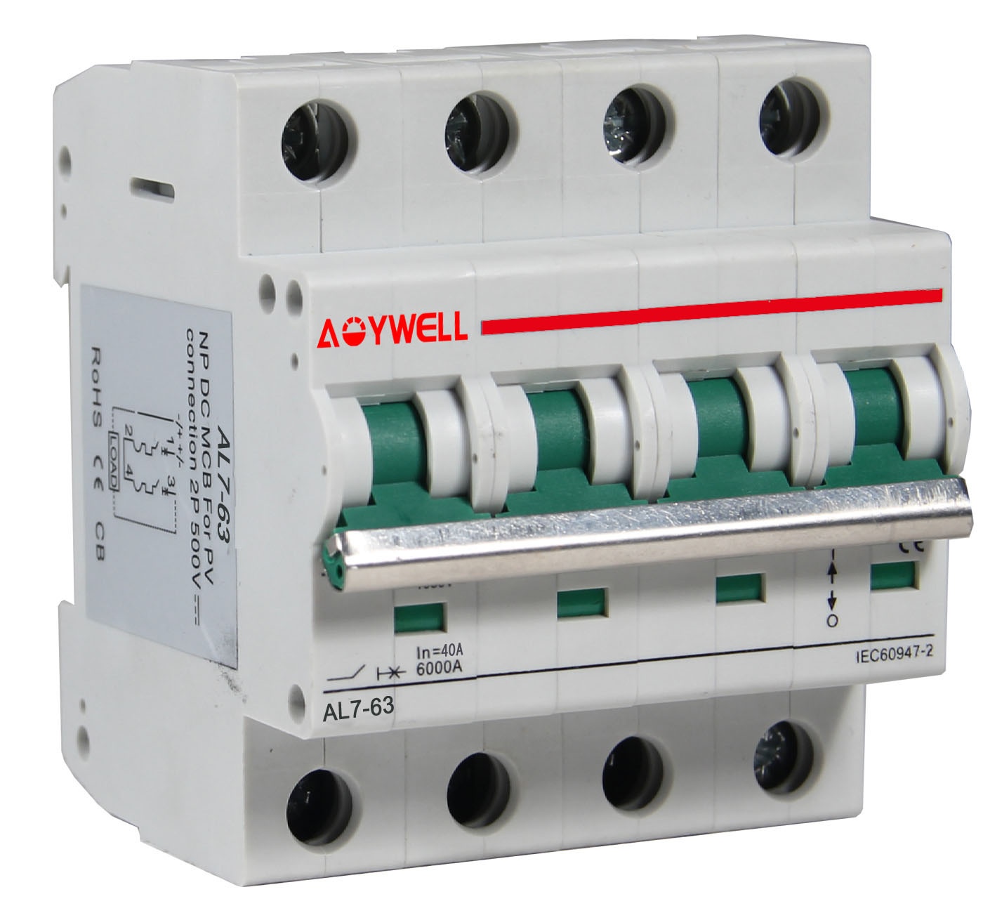 AL7-63 DC 1000V 4P 40A DC Circuit breaker