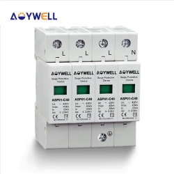 ASP01-C40 4P 420V 20-40KA type AC Surge protector