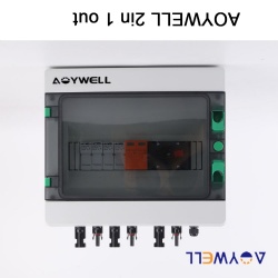 AOYWELL DC Combiner box 500V 1000V for 1 2 3 4 5 6 string used plastic string box