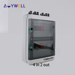 AOYWELL Solar RoofTop used DC Combiner box 500V 1000V 4-2 For 4 or 8 string used