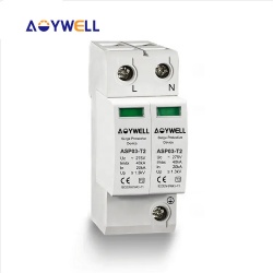 AOYWELL ASP03-T2 AC 275V 320V 385V 440V 2P 20-40KA Surge protector