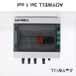 AOYWELL DC Combiner box 500V 1000V 3  string used plastic string box