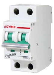 AL7-63 DC 500V 2P 6-63A DC MCB Circuit breaker